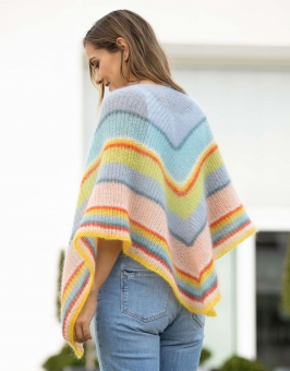 Strickset Dreiecktuch Kid Silk 