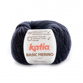 Basic Merino von Katia 05 Sehr dunkelblau