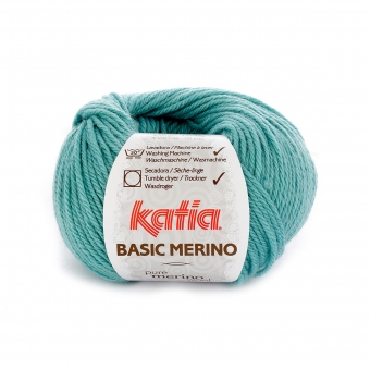 Basic Merino von Katia 73 Wasserblau