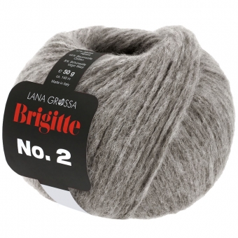 Brigitte No. 2 Lana Grossa 70 Hellgrau