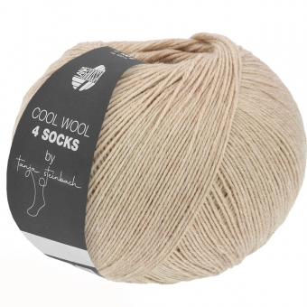 Cool Wool 4 Socks Lana Grossa % - 7711 Beige 