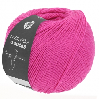 Cool Wool 4 Socks Lana Grossa 7717 Fuchsia 