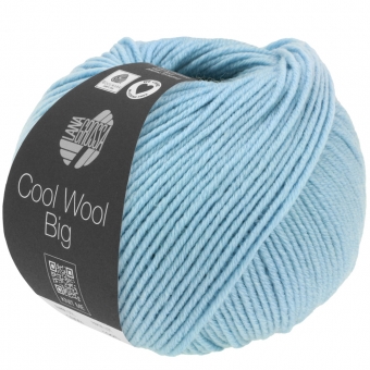 Cool Wool Big Melange Lana Grossa 1620 Hellblau meliert