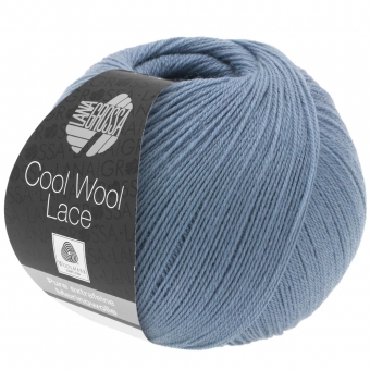 Cool Wool Lace Lana Grossa 02 Taubenblau