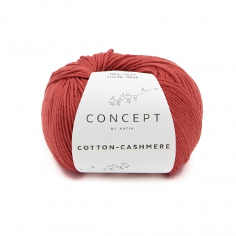 Cotton Cashmere Katia 74 Rostrot