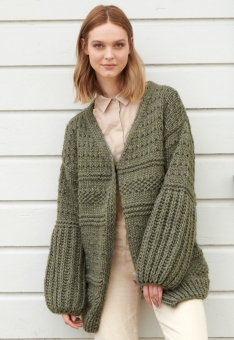Strickset Jacke im Mustermix Lang Per Lei 