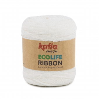 Ecolife Ribbon Katia 100 Naturweiß