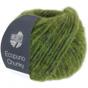 Ecopuno Chunky Lana Grossa 121 Dunkeloliv