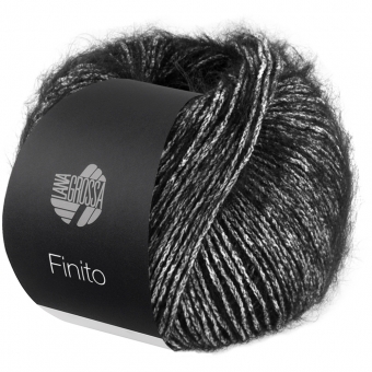 Finito Lana Grossa 16 Schwarz/Creme