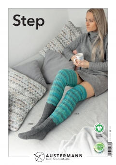 Anleitungsheft Step Sockenwolle Austermann 