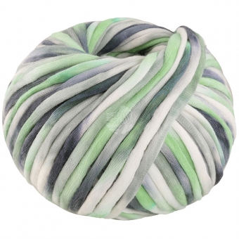 Gelato Lana Grossa 13 Dunkel-/Hellgrau/Weiß/Mint