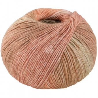 Gomitolo Mambo Lana Grossa % - 2037 Orange/Apricot/Camel/Sand-/Leinenbeige