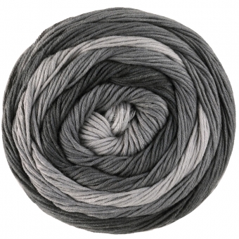 Gomitolo Tono Lana Grossa % - 1040 Hell-/Mittel-/Dunkelgrau