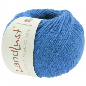 Landlust Alpaka Merino 160 Lana Grossa 417 Blau