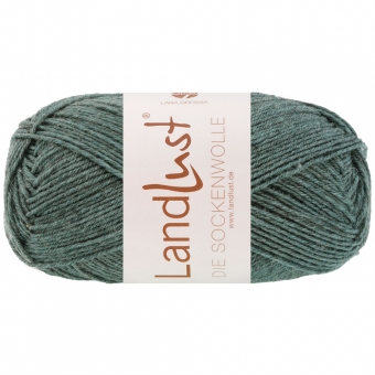 Landlust Die Sockenwolle 50g Melange Lana Grossa 1611 Jade Meliert