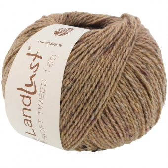 Landlust Soft Tweed 180 Lana Grossa 109 nougat meliert