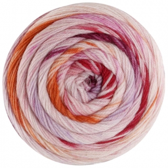 Meilenweit 100 Dusk Merino Lana Grossa 6204 Bordeaux/Pink/Rosa/Creme/Lila/Magnolienlila/Orangebraun