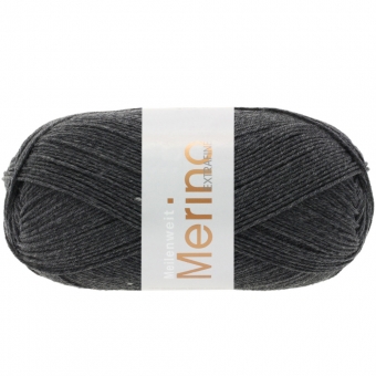 Meilenweit 100 Merino Extrafine Uni Lana Grossa 2403 Dunkelgrau meliert