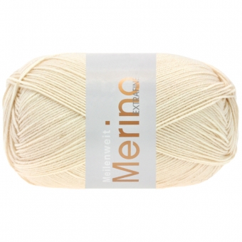 Meilenweit 100 Merino Extrafine Uni Lana Grossa 2425 Hellbeige