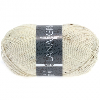 Meilenweit 100 Tweed Lana Grossa 106 Natur meliert