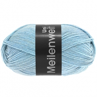 Meilenweit 100 Uni Lana Grossa 1364 Hellblau