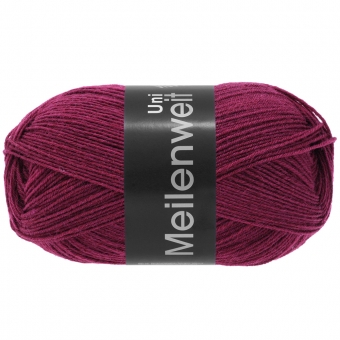 Meilenweit 100 Uni Lana Grossa 1380 Bordeaux
