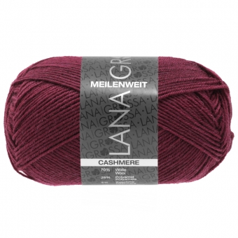 Meilenweit 50 Cashmere Lana Grossa 44 Bordeaux
