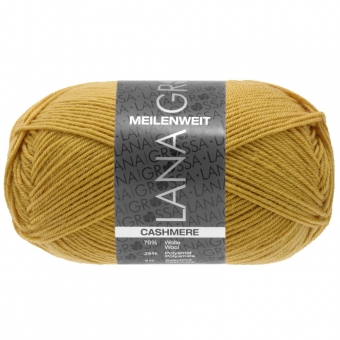 Meilenweit 50 Cashmere Lana Grossa % - 46 Curry