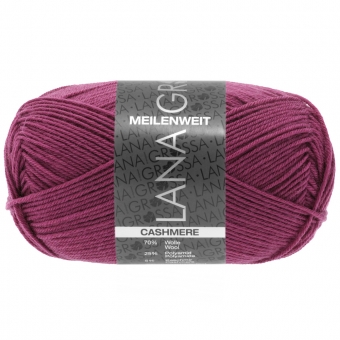 Meilenweit 50 Cashmere Lana Grossa 52 Fuchsia