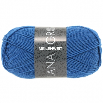 Meilenweit 50 Uni Lana Grossa 1293 Kobaltblau