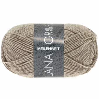 Meilenweit 50 Uni Lana Grossa 1359 Taupe