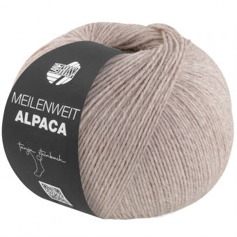 Meilenweit 6-fach Alpaca Uni Lana Grossa 1010 Beige