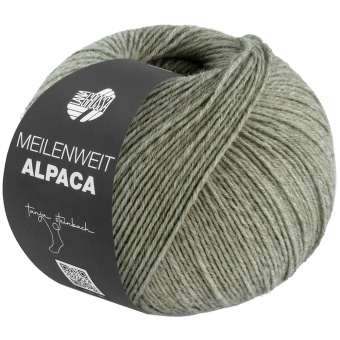 Meilenweit 6-fach Alpaca Uni Lana Grossa 1018 Schiefergrün