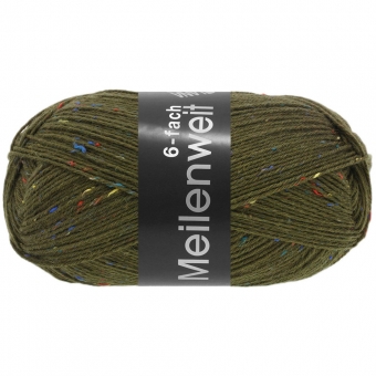 Meilenweit 6-fach Tweed Lana Grossa 9248 Dunkelgrün