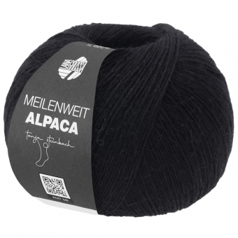 Meilenweit 100 Alpaca Lana Grossa 2016 Schwarz