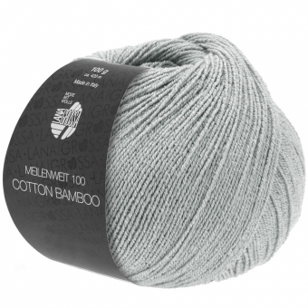 Meilenweit 100 Cotton Bamboo Lana Grossa 14 Hellgrau