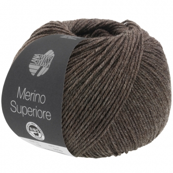 Merino Superiore Lana Grossa 09 Dunkelbraun