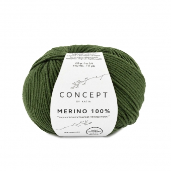 Merino 100% Katia 23 Dunkelgrün