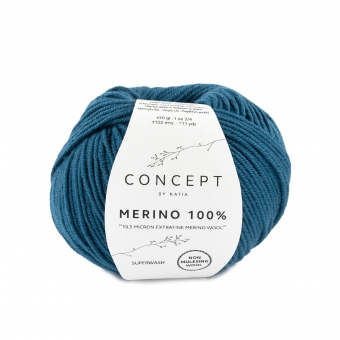 Merino 100% Katia 34 Grünblau