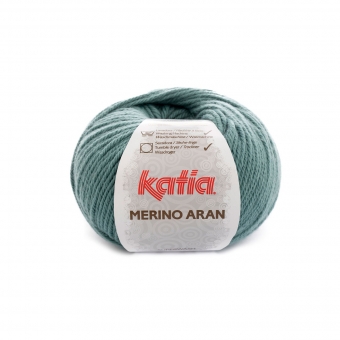 Merino Aran von Katia 100g-Knäuel 65 Pastelltürkis