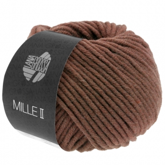Mille II Lana Grossa 144 Schokobraun