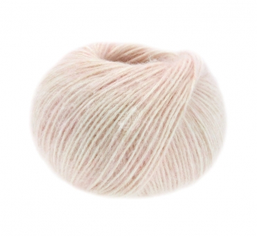 Natural Alpaca Pelo Lana Grossa 11 Zartrosa meliert