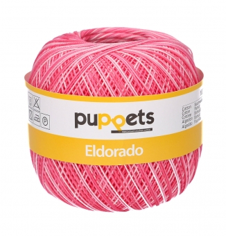 Puppets Eldorado Häkelgarn 00038 Pink Weiss