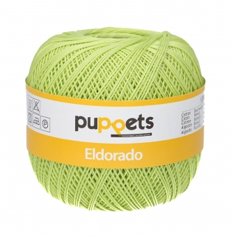 Puppets Eldorado Häkelgarn % - 00253 Hellgrün