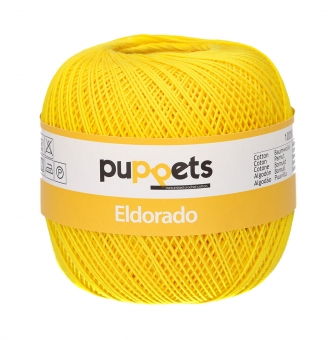 Puppets Eldorado Häkelgarn % - 00290 Gelb