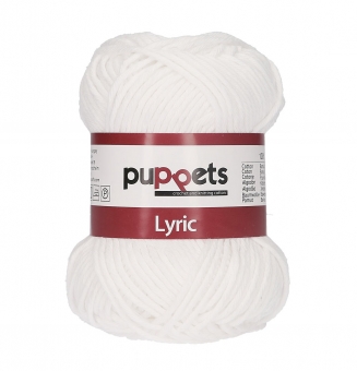 Puppets Lyric Topflappengarn Stärke 8 05000 Weiss