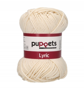 Puppets Lyric Topflappengarn Stärke 8 05002 Ecru