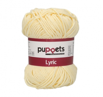 Puppets Lyric Topflappengarn Stärke 8 05006 Gelb