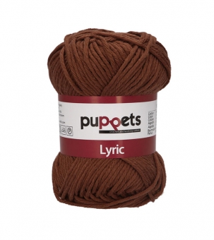 Puppets Lyric Topflappengarn Stärke 8 05013 Braun
