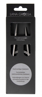 Rundstricknadel Edelstahl Lana Grossa 3,0mm x 100cm